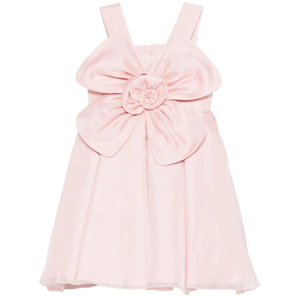 Платье с цветочным бантом