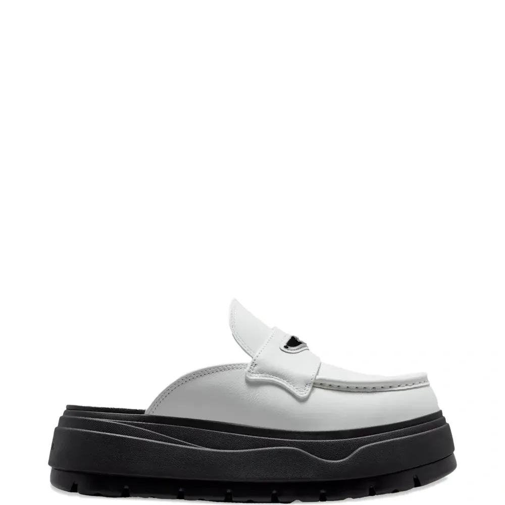 Мюли на платформе с перемычкой (penny-bar)