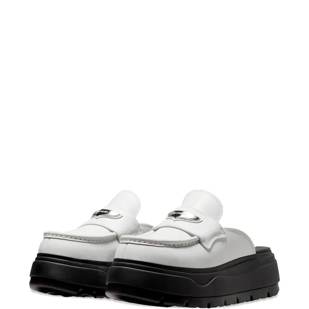 Мюли на платформе с перемычкой (penny-bar)