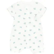 Шорты с принтом и короткими рукавами