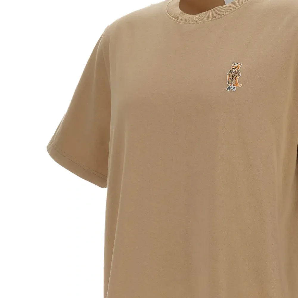 Футболка с вышивкой в виде лисы