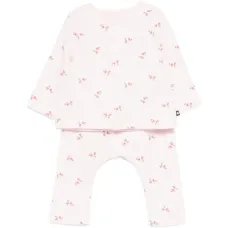 Костюм с брюками с цветочным принтом