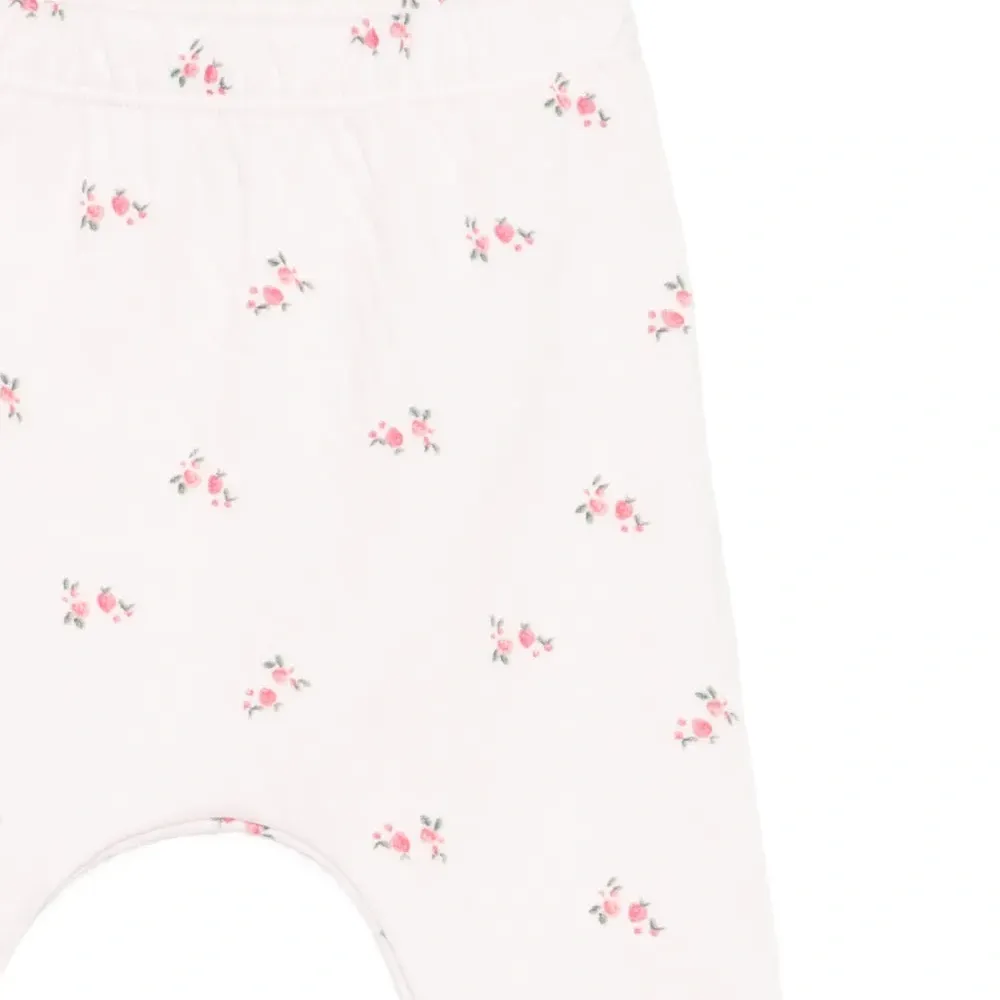 Костюм с брюками с цветочным принтом