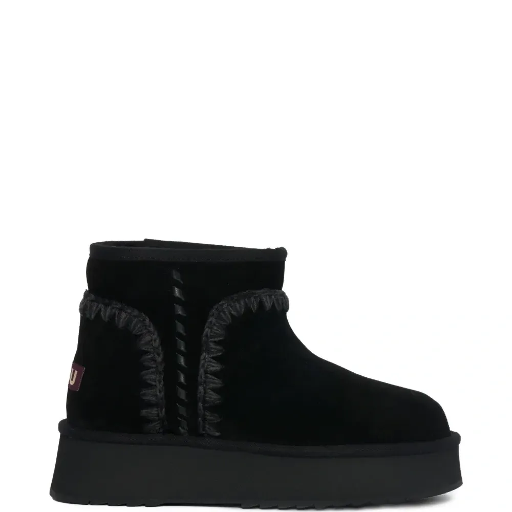 Ботинки на платформе с круглым мысом