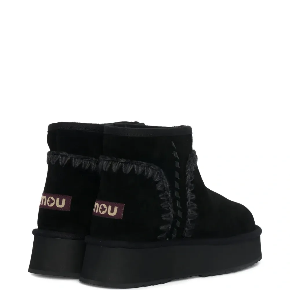 Ботинки на платформе с круглым мысом