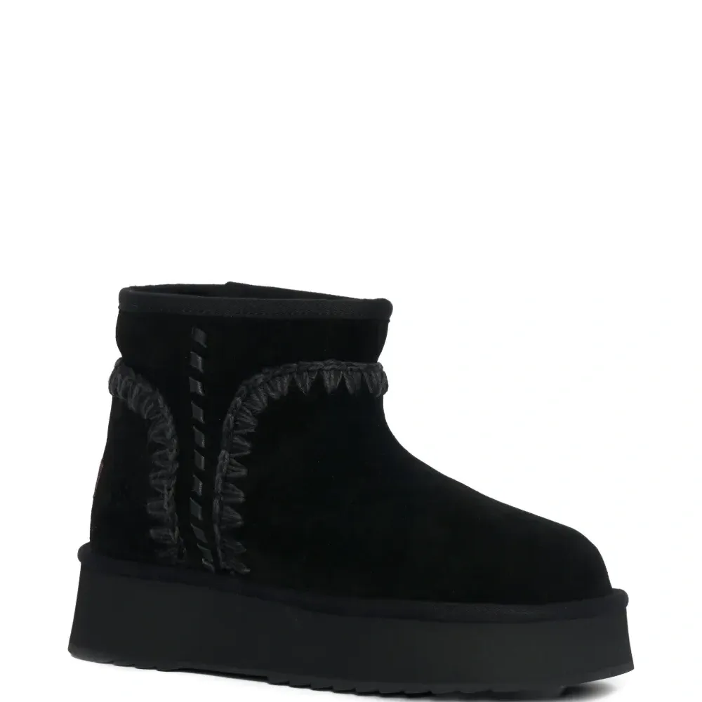 Ботинки на платформе с круглым мысом