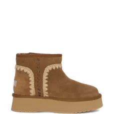 Ботинки с круглым носом