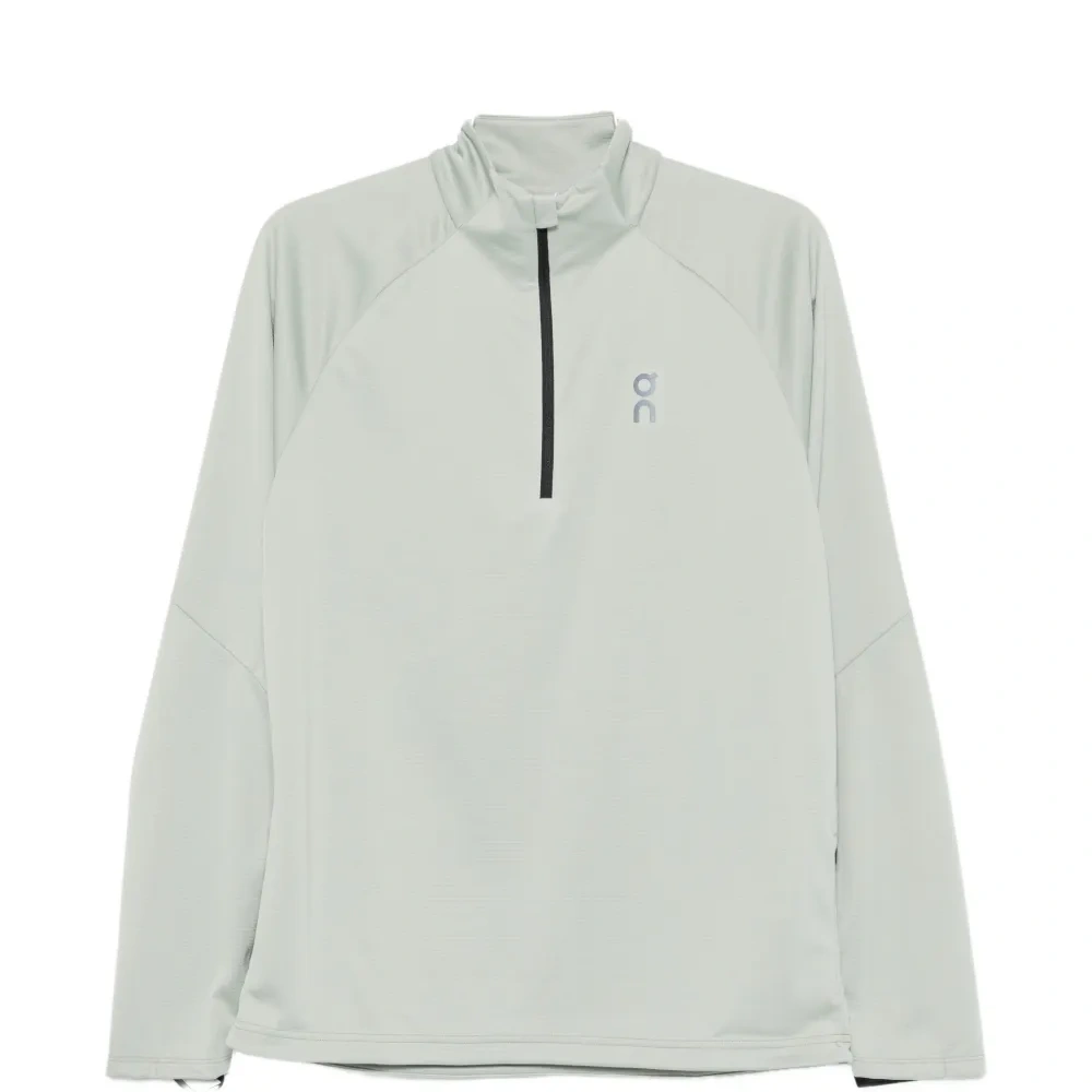 Топ с длинными рукавами и короткой молнией Climate