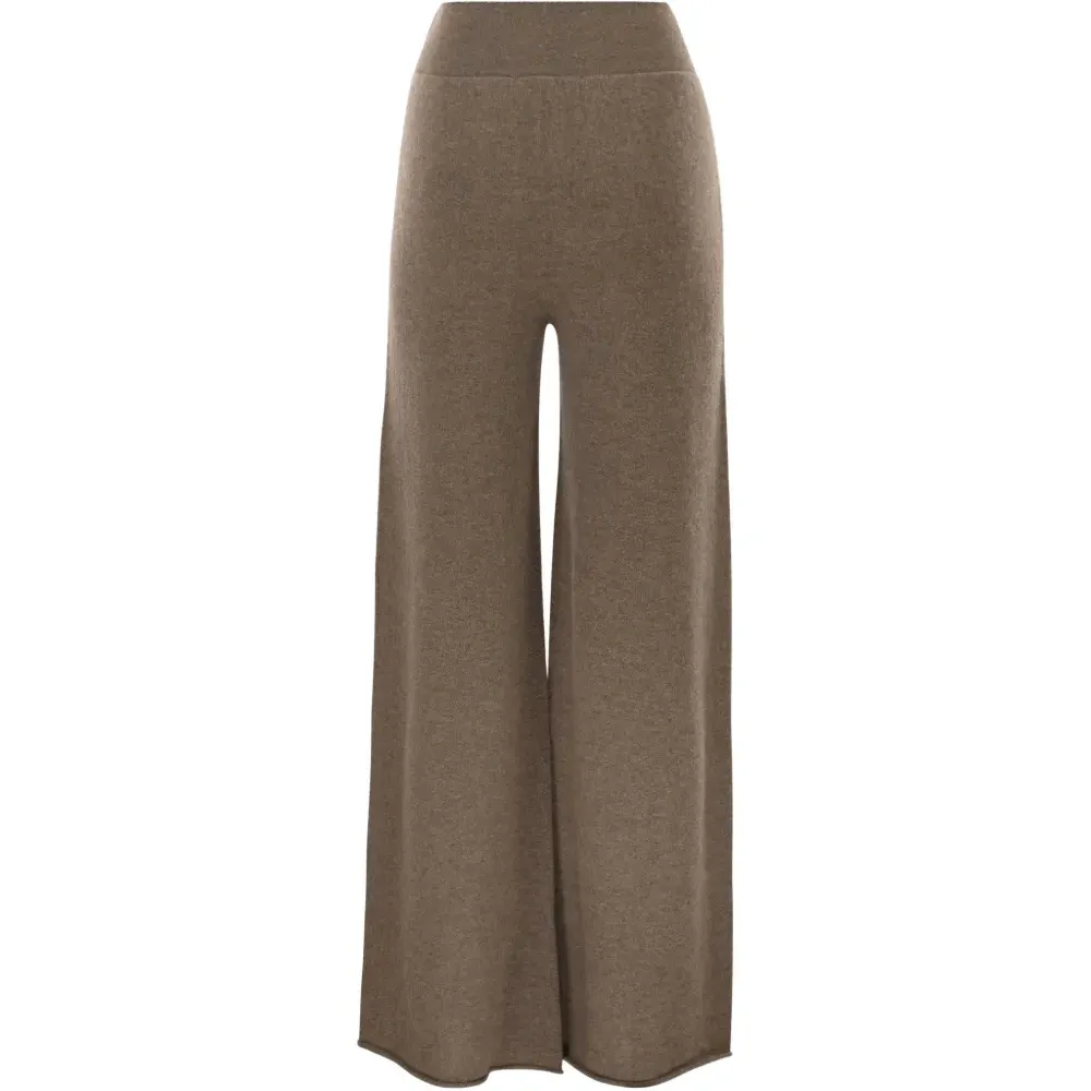Кашемировые брюки-палаццо