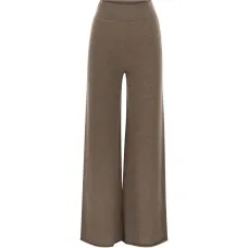 Кашемировые брюки-палаццо