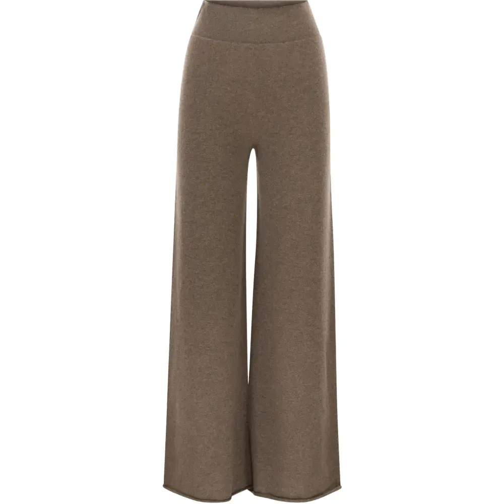 Кашемировые брюки-палаццо