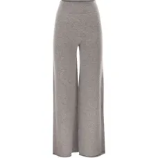 Кашемировые брюки-палаццо