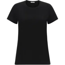 Футболка с круглым вырезом и нашивкой-логотипом Футболка с круглым вырезом и нашивкой-логотипом