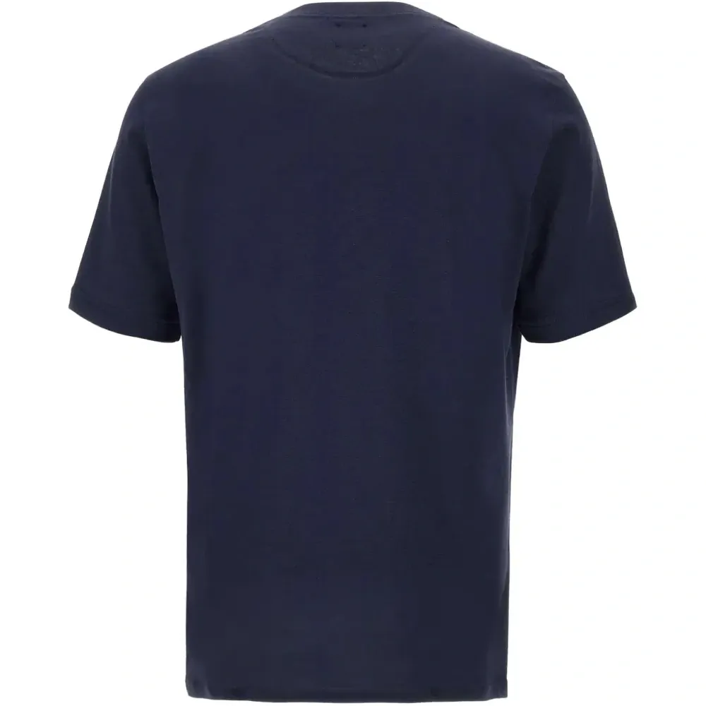 Футболка с двойным слоем и круглым вырезом