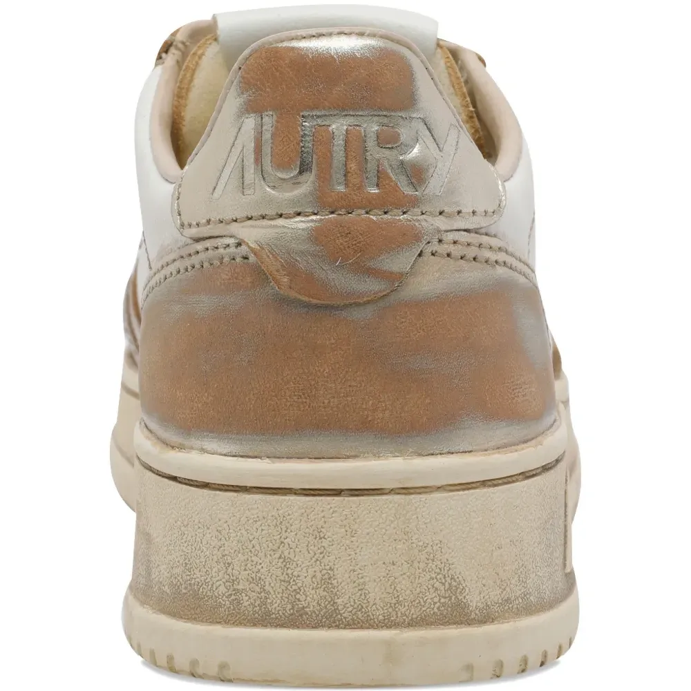 Кожаные кроссовки с логотипом Medalist