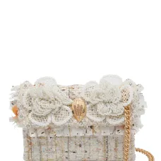 Твидовая сумка на цепочке Kensington