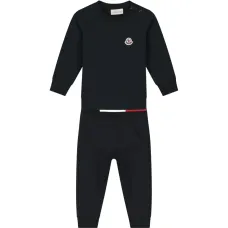 Спортивный костюм с трехцветной отделкой низа Спортивный костюм с трехцветной отделкой низа