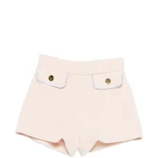 Шорты с карманами с клапаном и пуговицами