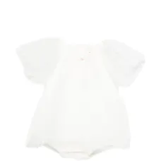 Платье-комбинезон из тюля с короткими рукавами