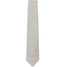 Шёлковый галстук с геометрическим узором