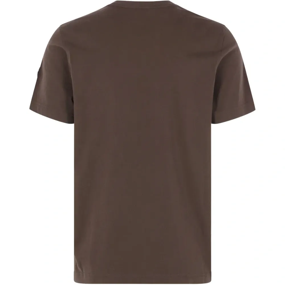 Футболка с нашивкой-логотипом