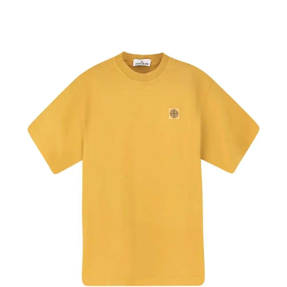 Футболка с короткими рукавами и нашивкой-логотипом