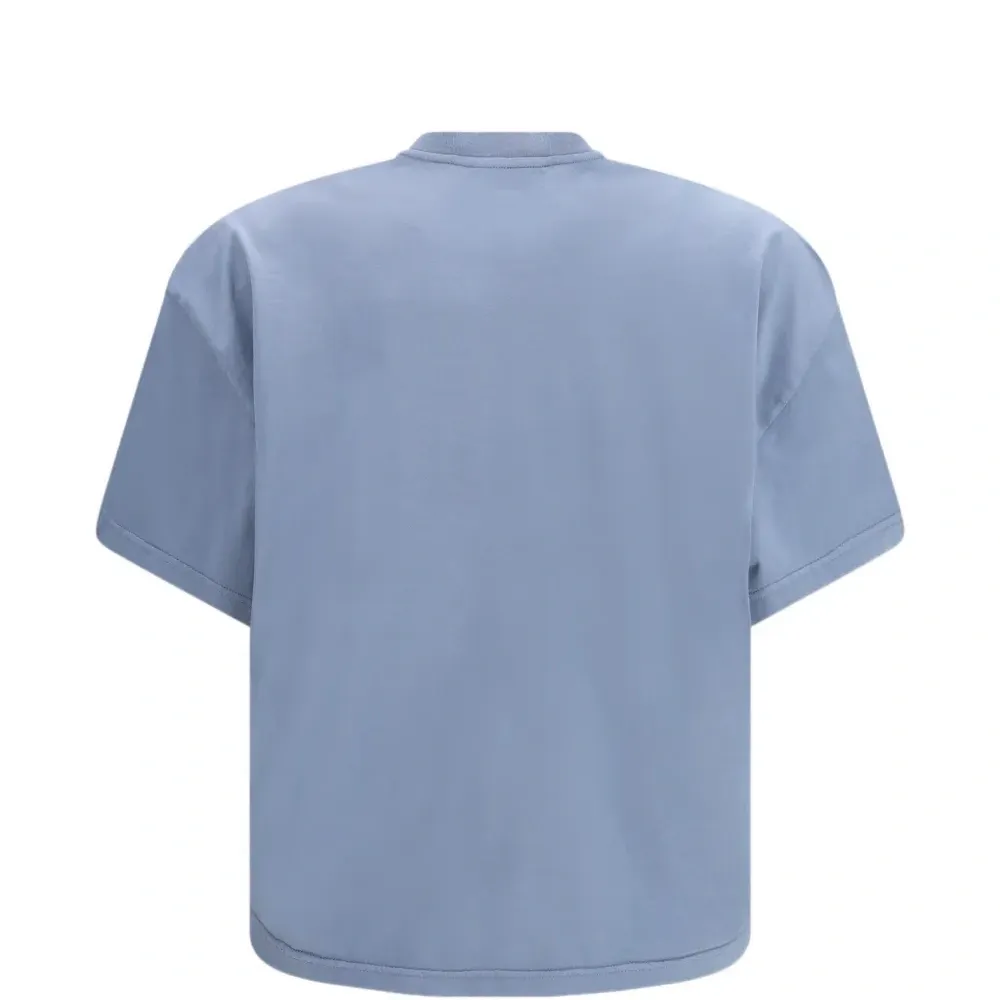 Футболка с V-образным вырезом, короткий рукав