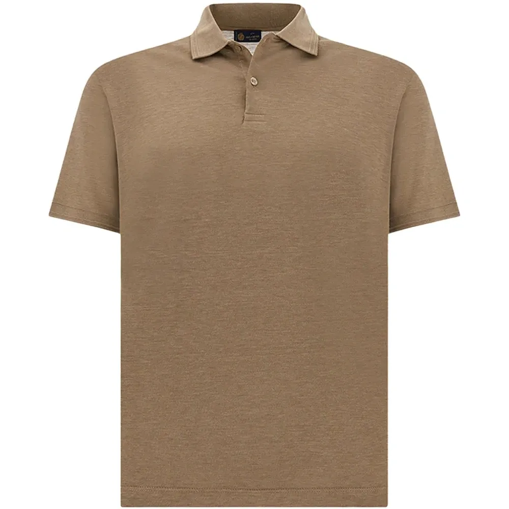 Поло на пуговицах