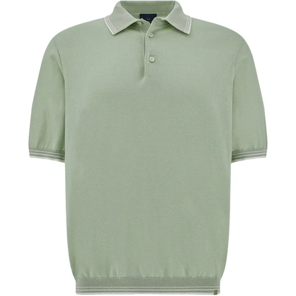 Рубашка поло в рубчик