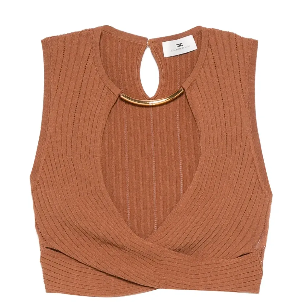 Рифленый перекрещивающийся топ Рифленый перекрещивающийся топ