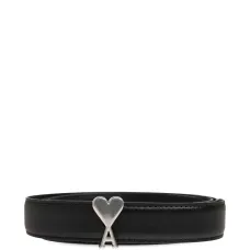 Кожаный ремень Ami Alexandre Mattiussi