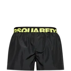 Пляжные шорты с логотипом и эластичным поясом