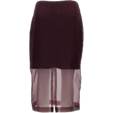 Шелковая юбка миди