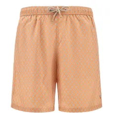 Плавки-шорты с миниатюрным цветочным принтом и принтом в виде алмазов Плавки-шорты с миниатюрным цветочным принтом и принтом в виде алмазов