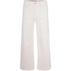 Джинсы прямого кроя с широкими штанинами