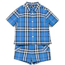 Комплект с шортами в клетку