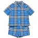 Комплект с шортами в клетку