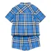 Комплект с шортами в клетку