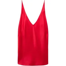 Топ на бретелях с V-образным вырезом