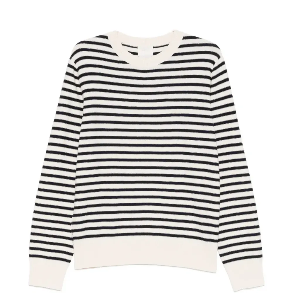 Вязаный полосатый свитер