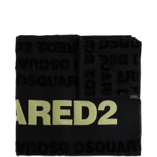 Банное полотенце с жаккардовым логотипом Банное полотенце с жаккардовым логотипом