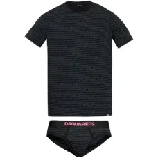 Комплект из футболки с логотипом и боксеров