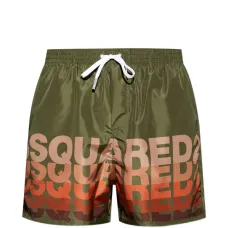 Плавательные шорты с принтом и кулиской