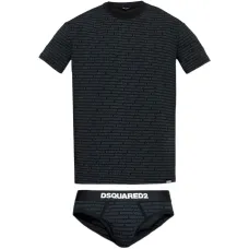 Комплект из футболки и трусов для отдыха с логотипом