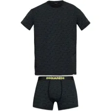 Комплект из футболки с логотипом и боксеров