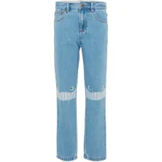 Джинсы с принтом