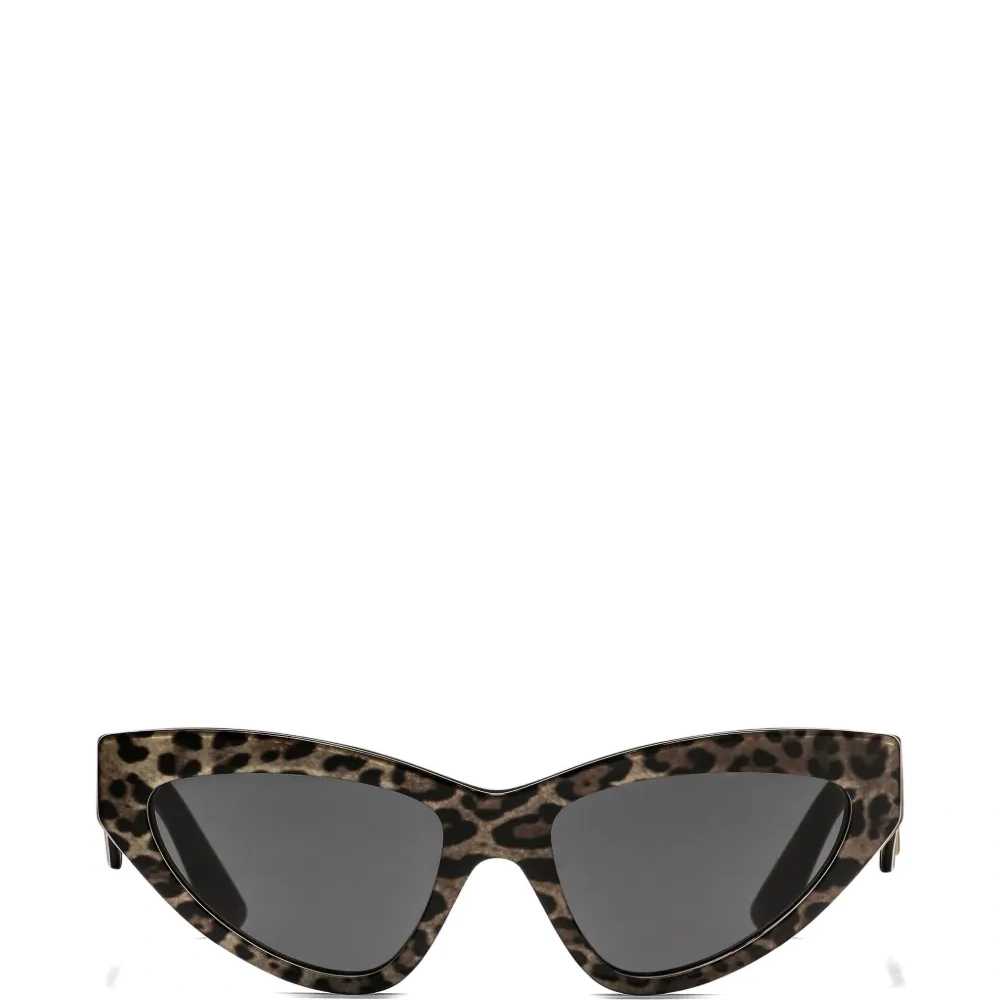 Солнцезащитные очки в леопардовом принте в форме «кошачий глаз»