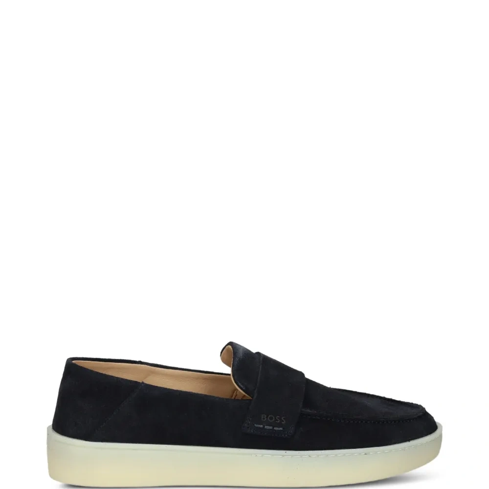 Замшевые мокасины-слипоны