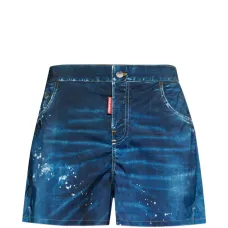 Плавки-шорты с принтом