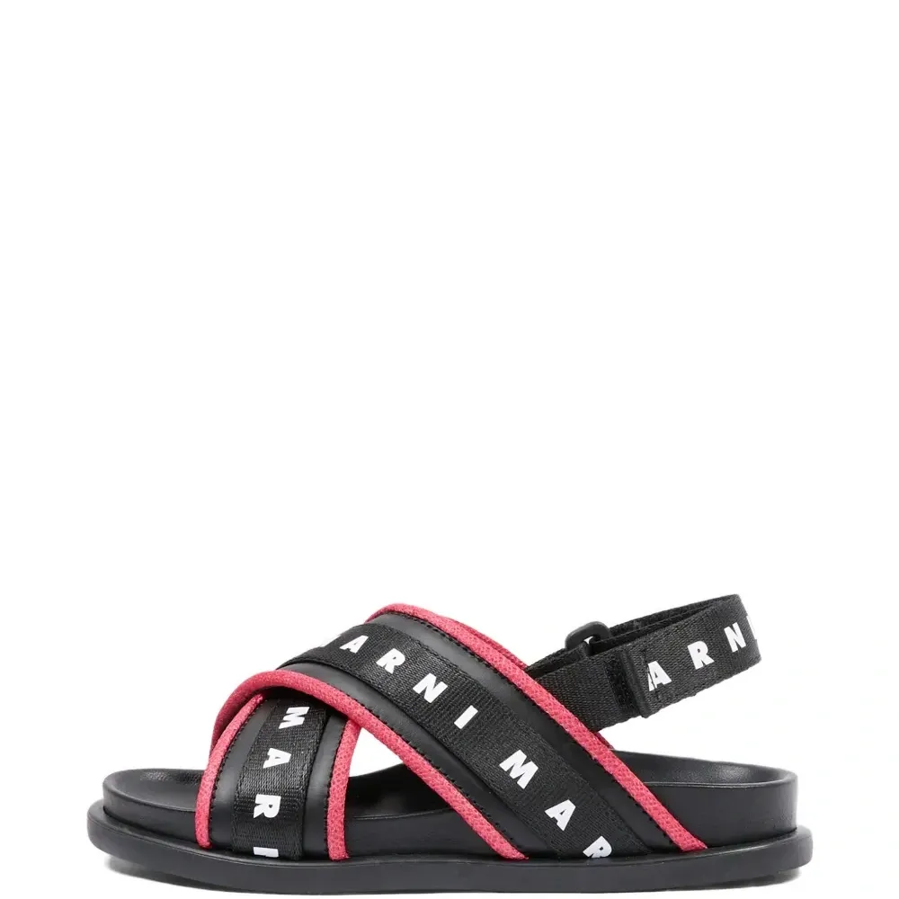 Босоножки с ремешком с логотипом